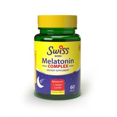 Swiss Bork Melatonin complex для сна 60 таблеток 