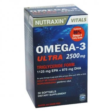 Omegа-3 Ultra 2500mg 30 softgels "Nutraxin".