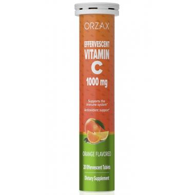 Orzax  Effervescent Vitamin C 1000mg 20 tablets