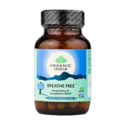 Organic India Breathe Free для лечения респираторных заболеваний 60 таблеток