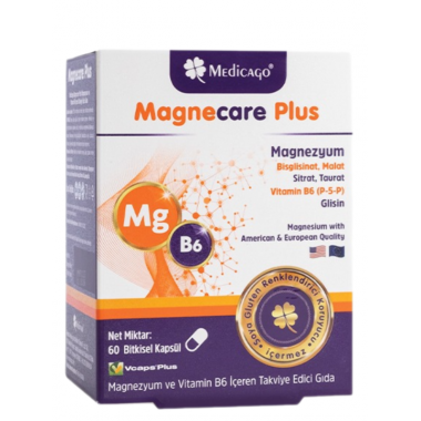 Medicago Magnecare Plus 60 capsules 4 forms + B6