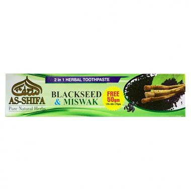 Зубная паста Blackseed and Miswak As-Shifa 175 гр.