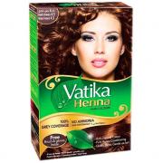 Хна для волос темно-коричневая VATIKA Henna DARK BROWN 6 шт.