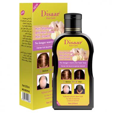 Шампунь против выпадения волос DISAAR с имбирем 200 мл.