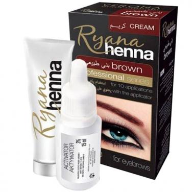 Ryana Henna Brown cream для бровей 15 мл