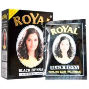 Хна для волос Royal Black henna topline exim inc 6 + 1 шт.