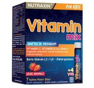 Nutraxin Vitamix Kids Liquid Витаминный микс для детей c черным тмином, витамином C,  D, B,  для развития и защиты организма ребёнка.