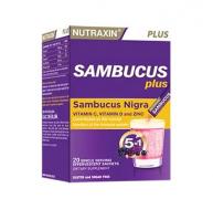 Nutraxin Sambucus plus - порошок в шипучей форме, Содержит экстракт черного самбука (бузины)
