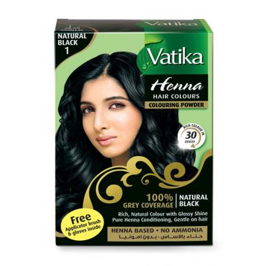 Хна для волос «Vatika Henna» черная (6 пак)