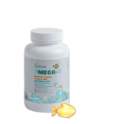 Омега-3 капсулы для детей с витаминами E и D, Biohayah, 90 жевательных капсул со вкусом малины для детей