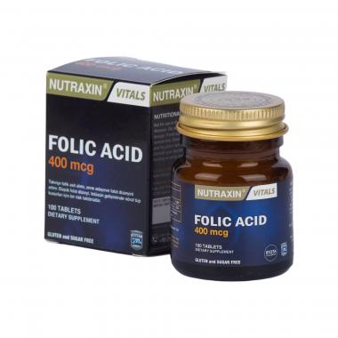 Nutraxin Folic Acid 400 mcg для поддержания иммунитета